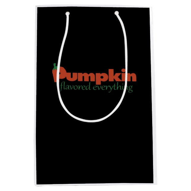 Pumpkin Flavoued Everything Medium Gift Bag (Front)