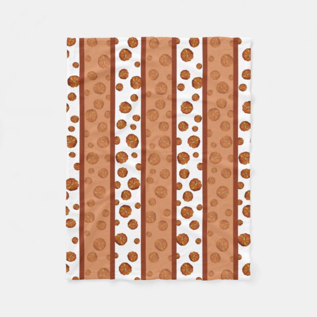 Pumpkin Fleece Blanket (Front)