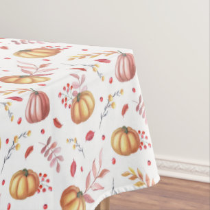 Pumpkin Foliage Tablecloth