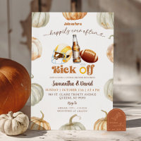Pumpkin Footballs Kick Off Couple Shower