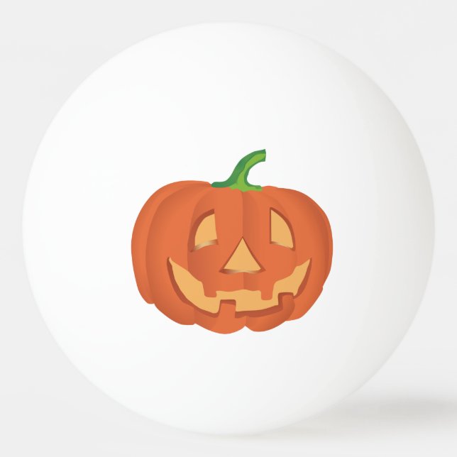 Pumpkin for Halloween 1 Ping Pong Ball (Back)