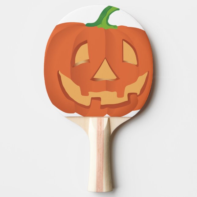 Pumpkin for Halloween 1 Ping Pong Paddle (Front)