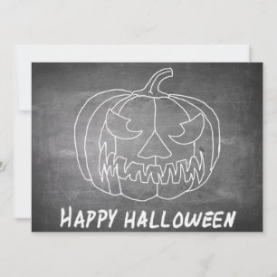 Pumpkin for Halloween 2 chalkboard look