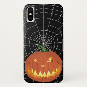Pumpkin for Halloween 4 iPhone X Case