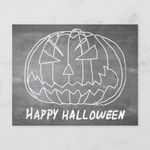 Pumpkin for Halloween 5 chalkboard look