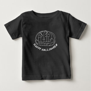 Pumpkin for Halloween 5 chalkboard look Baby T-Shirt