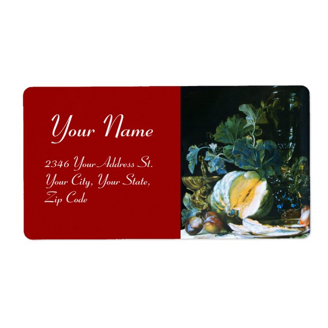 PUMPKIN ,FRUITS AND GLASSWARE Thanksgiving (Front)