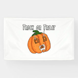 Pumpkin funny naughty gift prank Halloween Banner