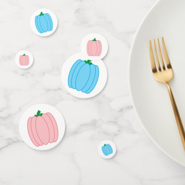 Pumpkin Gender Reveal Confetti (Group)