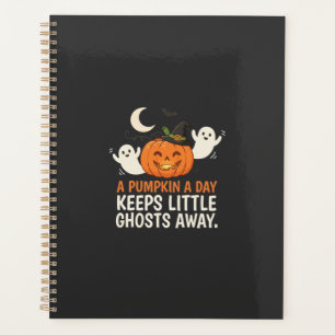 Pumpkin Ghost Halloween Quote Design_1 Planner