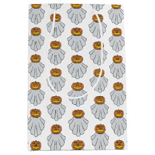 Pumpkin Ghost (white) - Gift Bag