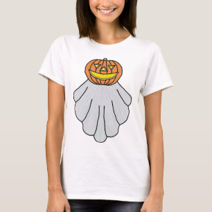 Pumpkin Ghost (white) - Women's T-Shirt