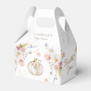 Pumpkin Girl Baby Shower Favour Box