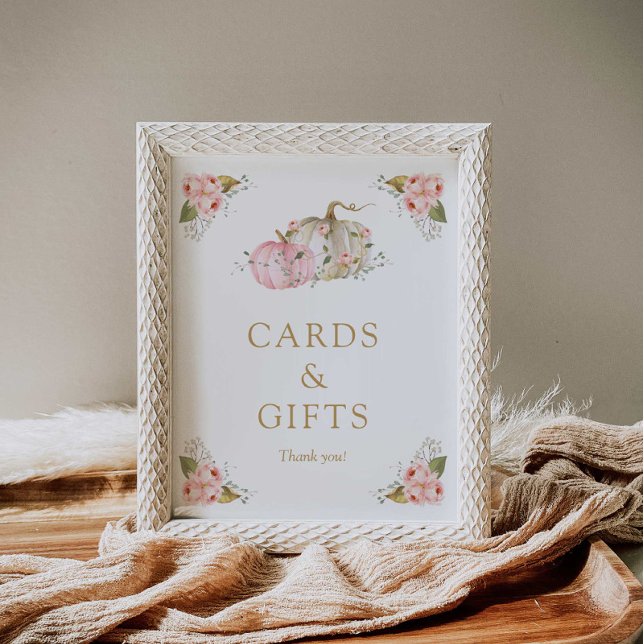 Pumpkin Girl Birthday Cards and Gifts Sign (Creator Uploaded)