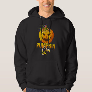 Pumpkin Girl Funny Halloween Costume Hoodie