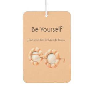 Pumpkin Glasses Be Yourself Car Air Freshener