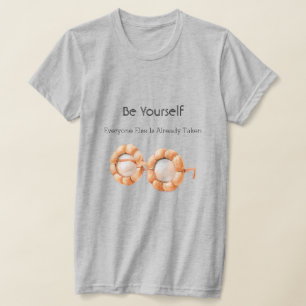 Pumpkin Glasses Be Yourself T-Shirt