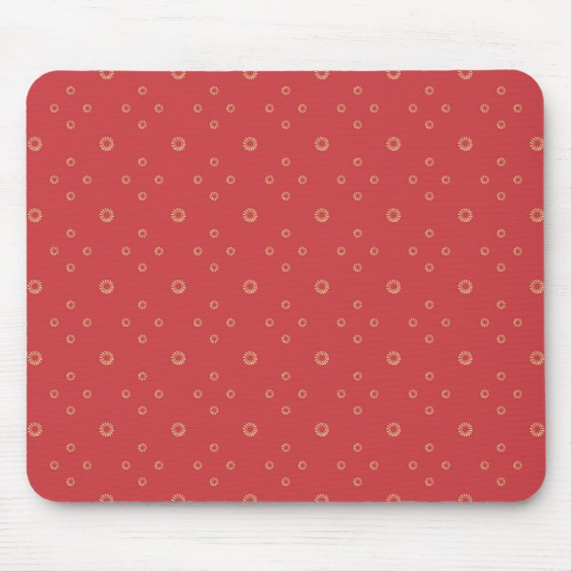 Pumpkin | Golden Zinnia Sun Mouse Mat (Front)