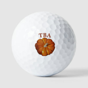 Pumpkin Golf Balls