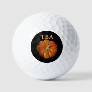 Pumpkin Golf Balls