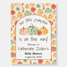 Pumpkin Gourd Autumn Baby Shower