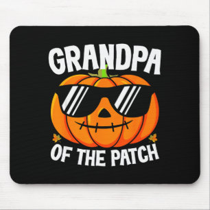 Pumpkin Grandpa Of The Patch Halloween Family Matc Mouse Mat