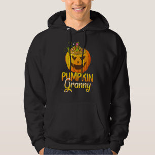 Pumpkin Granny Funny Halloween Costume Hoodie
