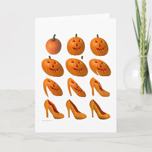 Pumpkin Greeting Card (Front)