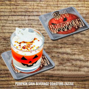 Pumpkin Grin Coaster