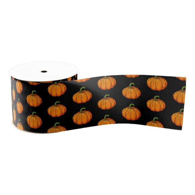 Pumpkin Grosgrain Ribbon (Spool)