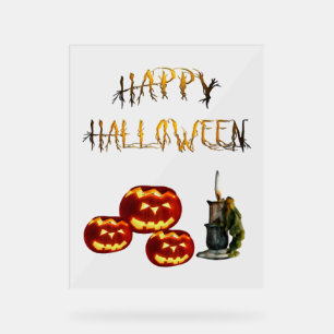 Pumpkin Halloween                                  Acrylic Sign