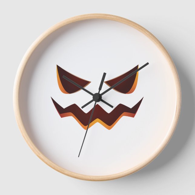 Pumpkin Halloween                              Clock (Front)