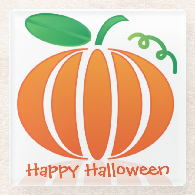 Pumpkin Halloween Coaster (Front)