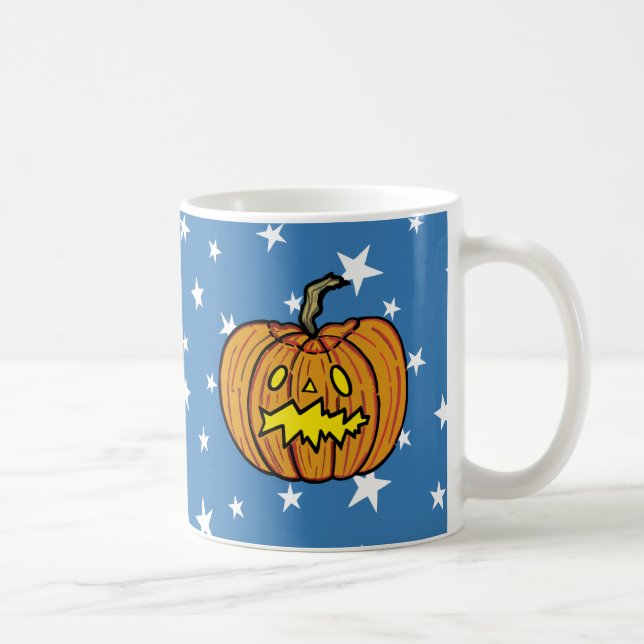 Pumpkin Halloween Coffee Mug (Right)