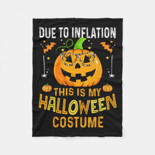 Pumpkin Halloween Costume Men Women Funny Hallowee Fleece Blanket