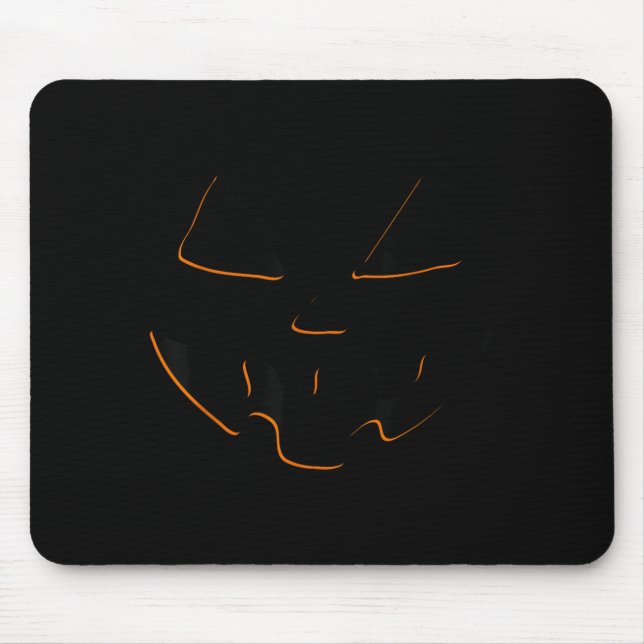 Pumpkin Halloween Costume Mouse Mat (Front)