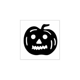 Pumpkin Halloween Decor Custom Rubber Stamp