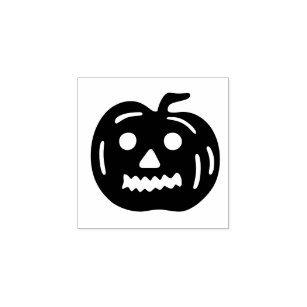 Pumpkin Rubber Stamps Self Inking Stamps Zazzle UK