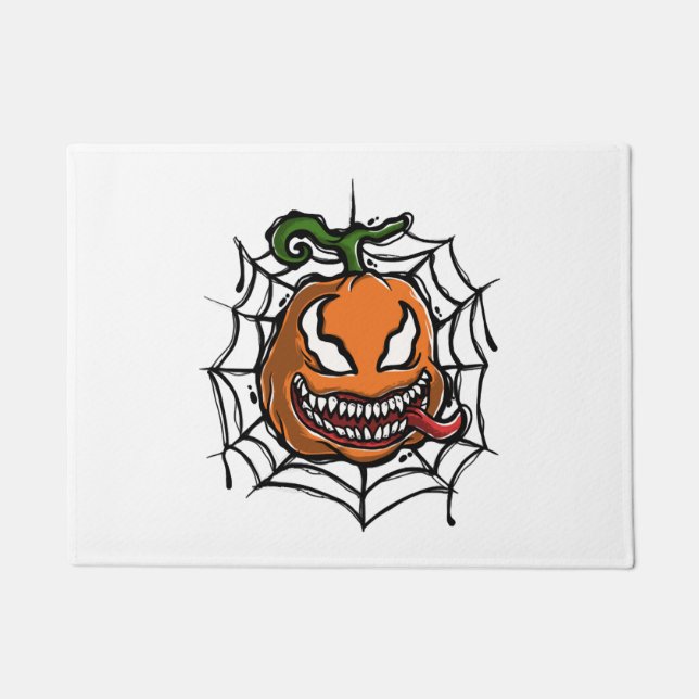 Pumpkin - Halloween Design - Horror Shirt Doormat (Front)