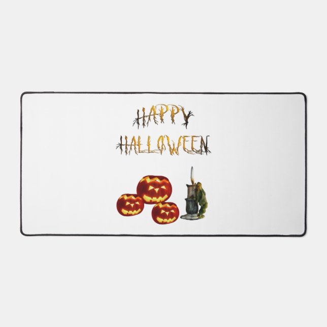 Pumpkin Halloween                                  Desk Mat (Front)
