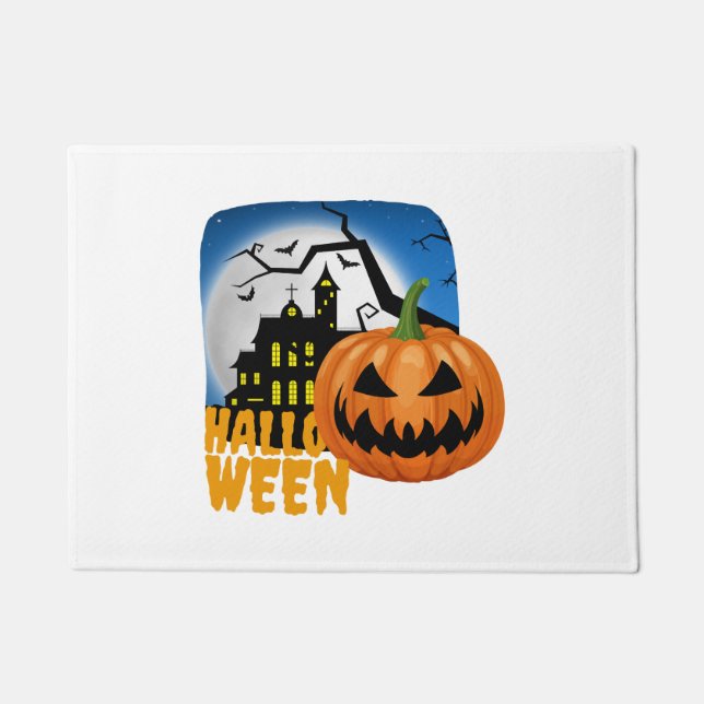 Pumpkin Halloween                                  Doormat (Front)