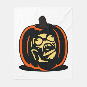 Pumpkin Halloween Fleece Blanket