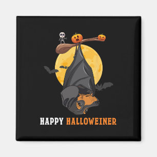Pumpkin Halloween For Women & Bat Sausage Dog Magnet