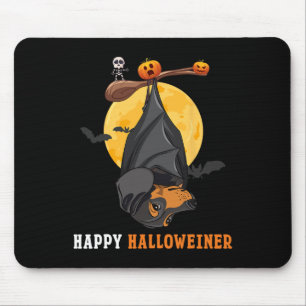 Pumpkin Halloween For Women & Bat Sausage Dog Mouse Mat