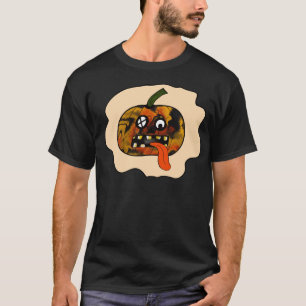 Pumpkin Halloween funny tshirt mens