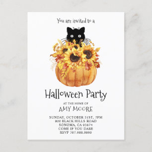 Pumpkin Halloween Invitation