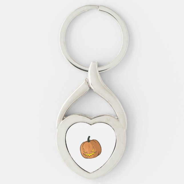 Pumpkin Halloween                     Key Ring (Front)