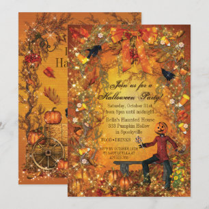 PUMPKIN HALLOWEEN PARTY INVITATION