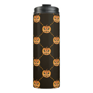 Pumpkin Halloween party theme. Thermal Tumbler