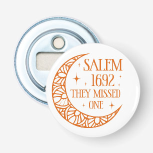 Pumpkin Halloween Salem 1692 They Missed One Bottle Opener
